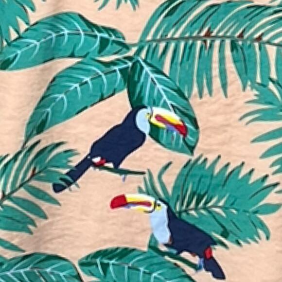 Royal Monk A-line Sleeveless Dress Parrot Tropical Print Women’s Size Small - Picture 10 of 12